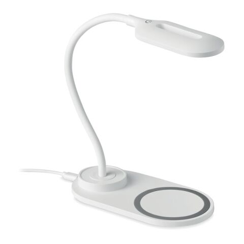 Desktop with 10 LED lights and charger 10W white | Without Branding | not available | not available | not available