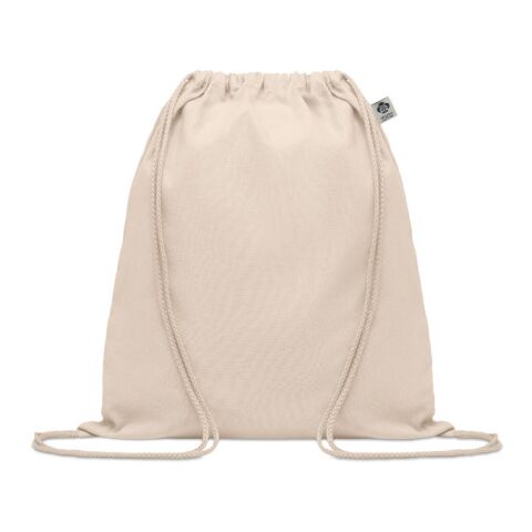 Organic cotton drawstring bag beige | Without Branding | not available | not available | not available