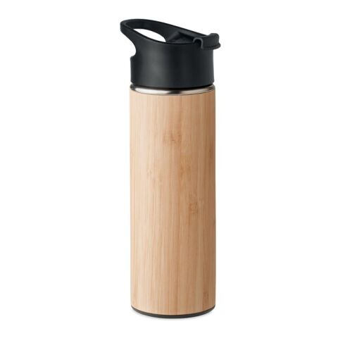 Double wall bamboo flask 450ml wood | Without Branding | not available | not available | not available