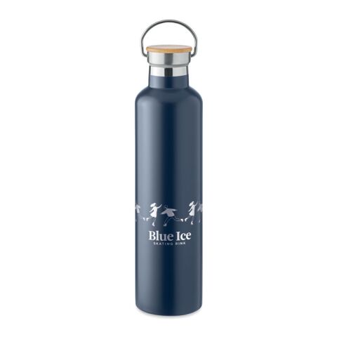 Double wall flask 1L navy blue | No Branding | not available | not available | not available