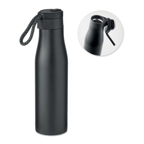 Double wall flask 600ml with magnetic lid black | Without Branding | not available | not available | not available