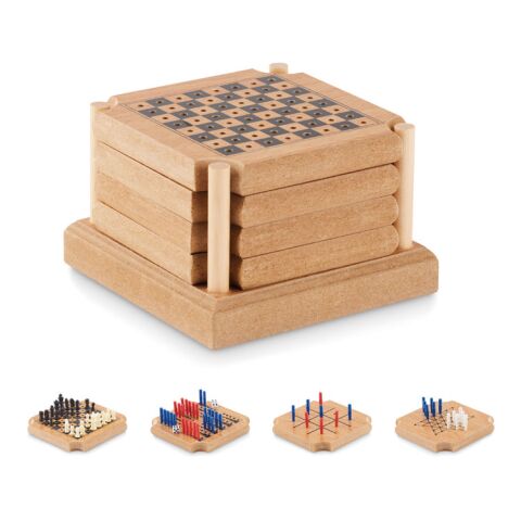 4-piece coaster game set