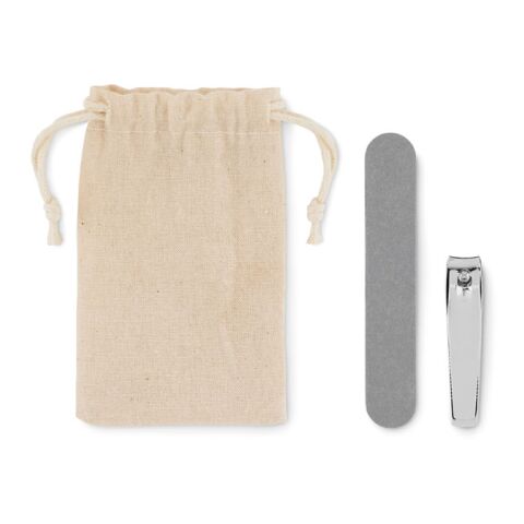 Manicure set in pouch beige | Without Branding | not available | not available | not available