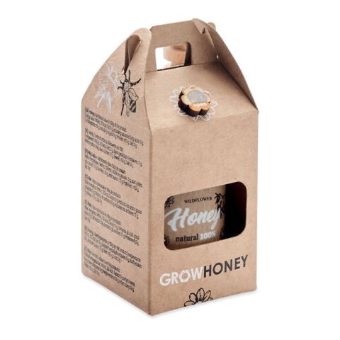 Wildflower honey jar set 50gr wood | Without Branding | not available | not available | not available