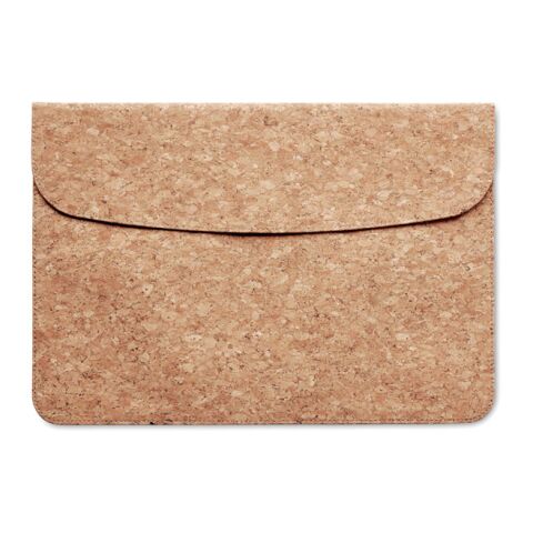 Cork laptop bag magnetic flap beige | Without Branding | not available | not available | not available