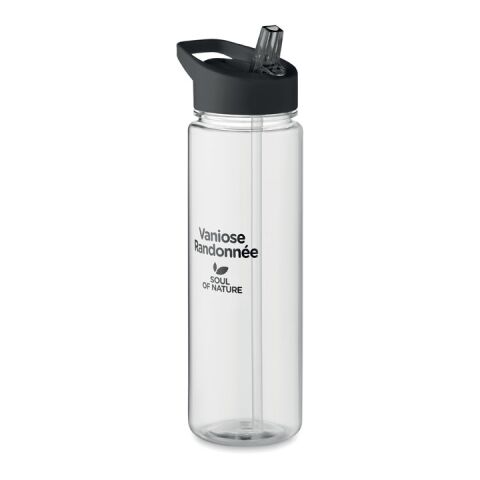 Sports RPET bottle with flip lid 650ml black | No Branding | not available | not available | not available