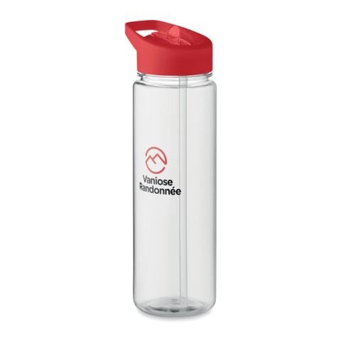 Sports RPET bottle with flip lid 650ml red | No Branding | not available | not available | not available