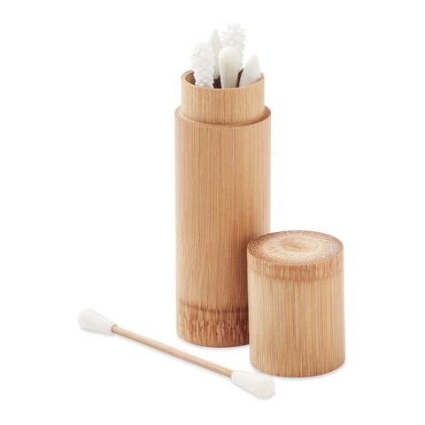 6 reusable swabs in bamboo box wood | Without Branding | not available | not available | not available