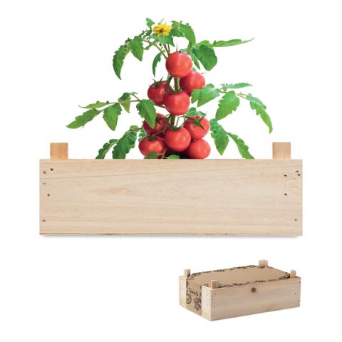 Tomato kit in wooden crate wood | Without Branding | not available | not available | not available