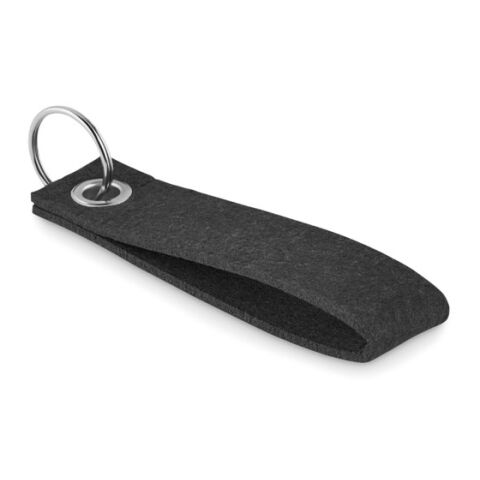 RPET felt rectangular keyring black | Without Branding | not available | not available | not available