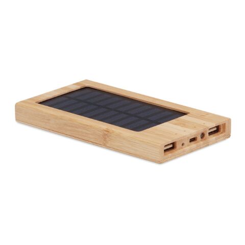 Solar power bank 4000 mAh wood | Without Branding | not available | not available | not available