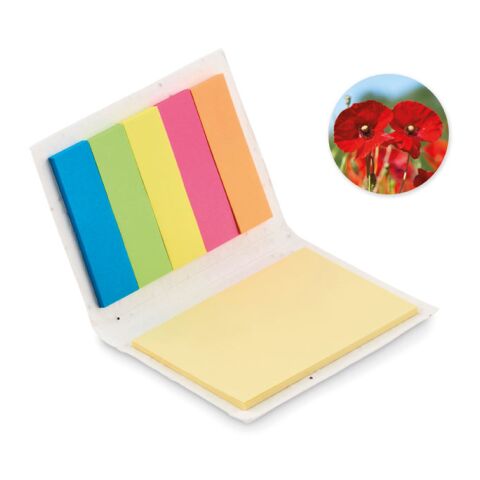 Seed paper sticky note pad