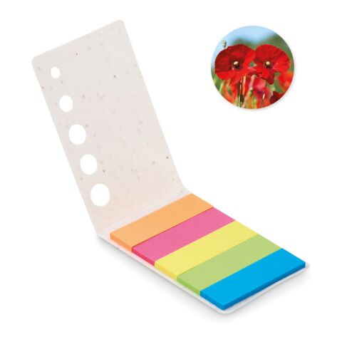 Seed paper page markers pad white | Without Branding | not available | not available