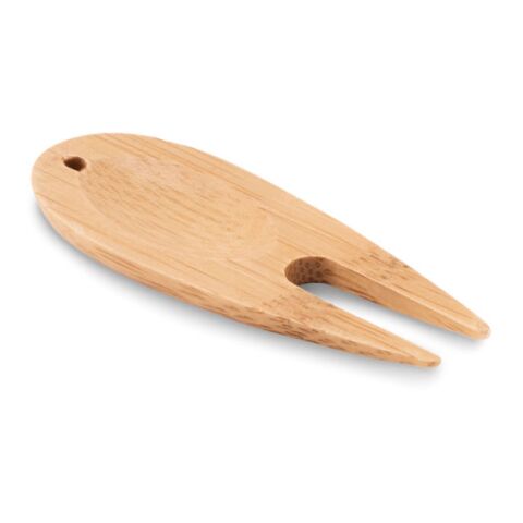 Bamboo golf divot tool