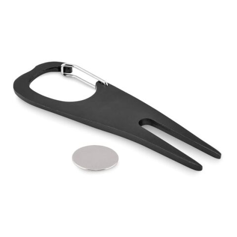 Aluminium golf divot tool black | Without Branding | not available | not available