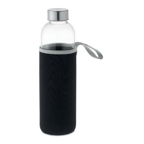 Glass bottle in pouch 750ml black | Without Branding | not available | not available | not available