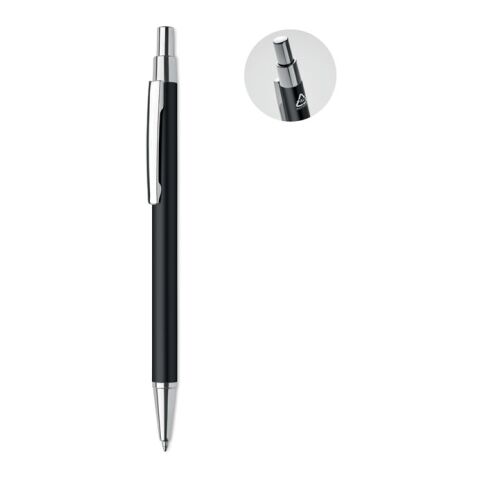 Recycled aluminium push button ball pen