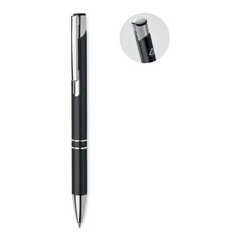 Classic recycled aluminium ball pen black | Without Branding | not available | not available