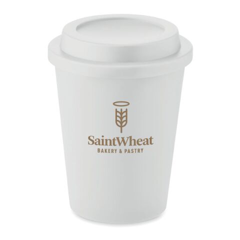 Double wall tumbler 300 ml white | No Branding | not available | not available