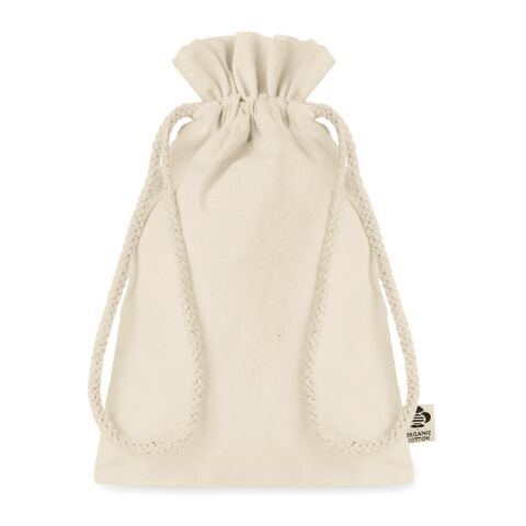 Small organic cotton gift bag beige | Without Branding | not available | not available | not available