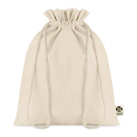 Medium organic cotton gift bag beige | Without Branding | not available | not available | not available