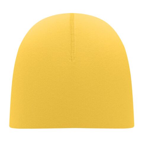 Unisex beanie in cotton yellow | No Branding | not available | not available | not available