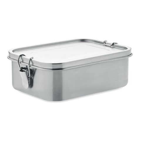 Stainless steel lunch box matt silver | Without Branding | not available | not available | not available