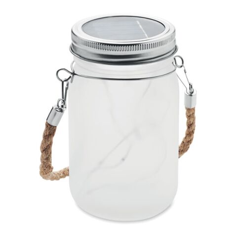 Solar mason jar lamp 600 mAh transparent/white | Without Branding | not available | not available