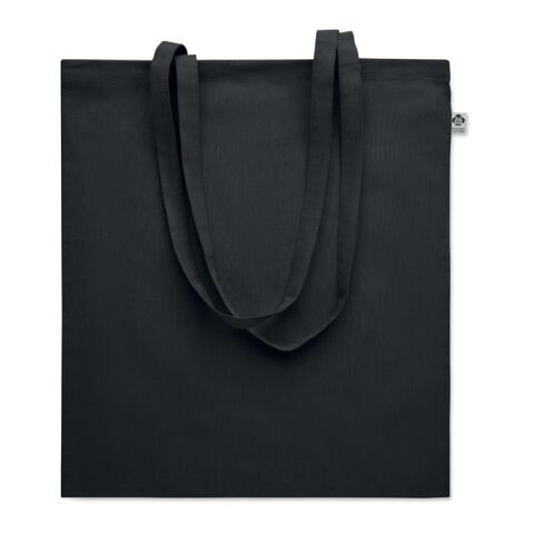 Cotton shopping bag with handles 180 gr/m² black | Without Branding | not available | not available | not available