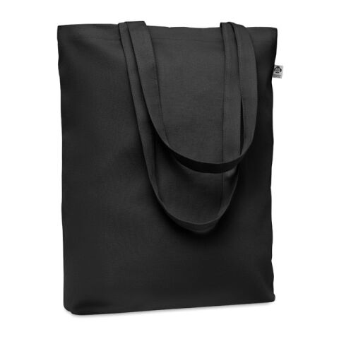 Canvas shopping bag with long handles 270 gr/m² black | Without Branding | not available | not available | not available