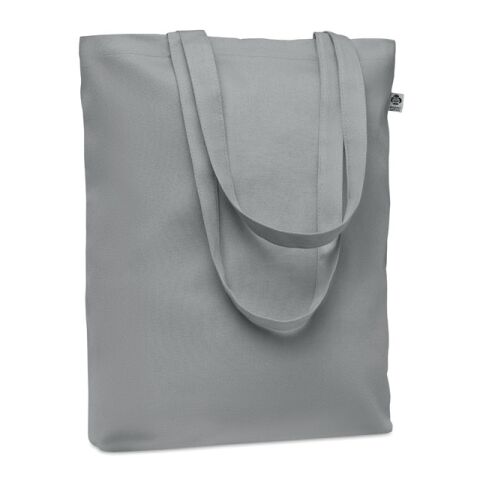 Canvas shopping bag with long handles 270 gr/m² grey | No Branding | not available | not available | not available
