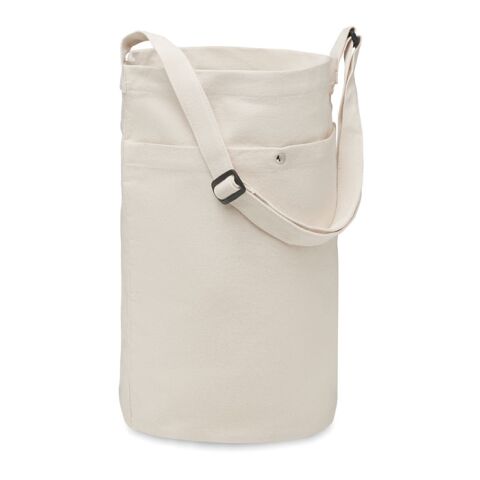 Canvas shopping bag with inner pocket 270 gr/m² beige | Without Branding | not available | not available | not available