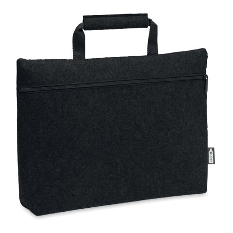 RPET felt zippered laptop bag