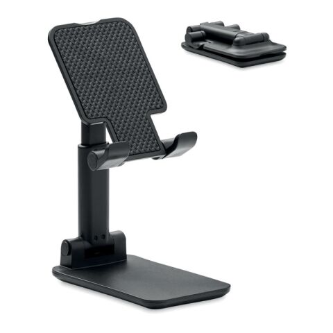 Foldable phone stand in ABS black | Without Branding | not available | not available | not available