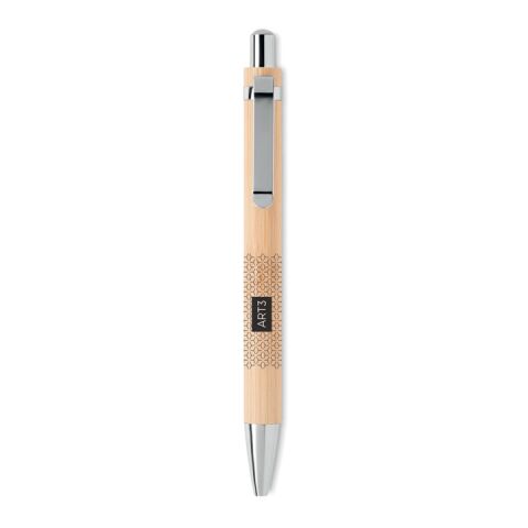 Long lasting inkless pen with bamboo barrel