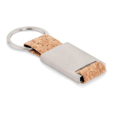 Key ring with cork webbing beige | Without Branding | not available | not available | not available