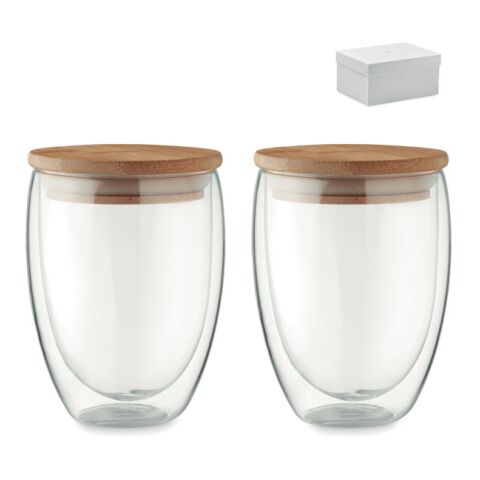 Set of 2 glasses 350 ml in box transparent | Without Branding | not available | not available | not available