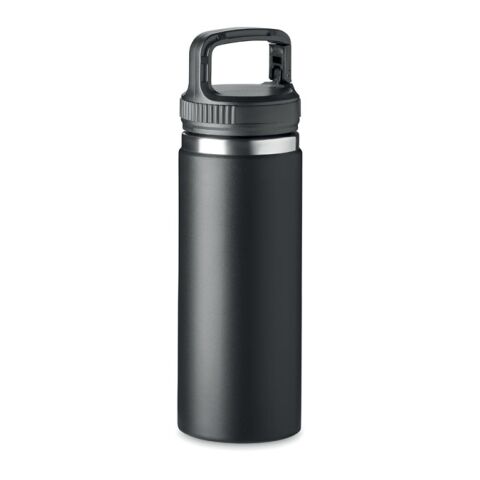 Double wall flask 500 ml with hook hanger on lid black | Without Branding | not available | not available | not available