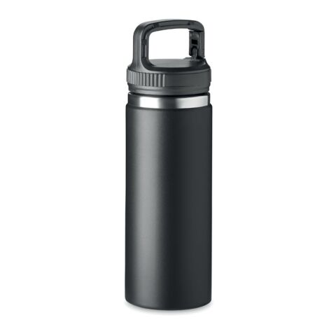 Double wall flask 500 ml with hook hanger on lid black | Without Branding | not available | not available | not available