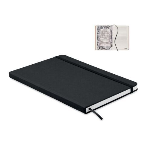 A5 notebook recycled carton black | Without Branding | not available | not available