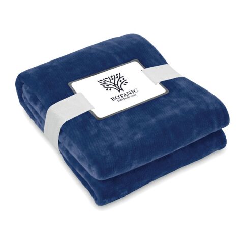 RPET fleece blanket 280 gr/m² blue | No Branding | not available | not available | not available