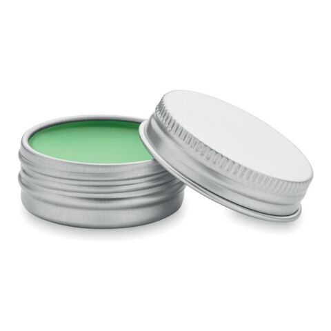Vegan lip balm in round tin green | No Branding | not available | not available | not available
