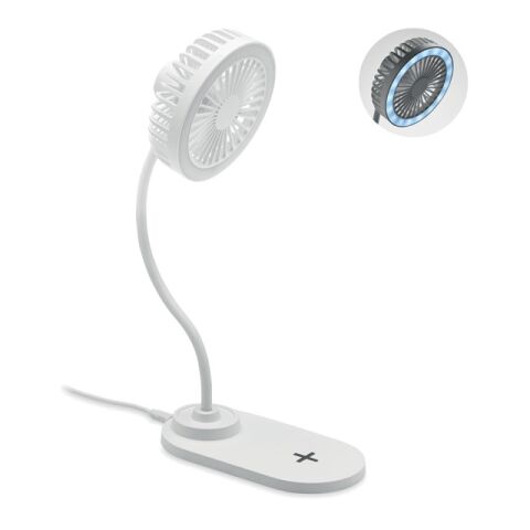 Desktop charger fan with light white | Without Branding | not available | not available | not available