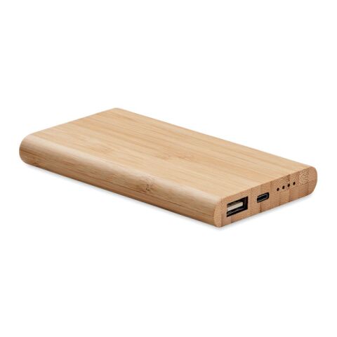 4000 mAh Bamboo power bank wood | Without Branding | not available | not available