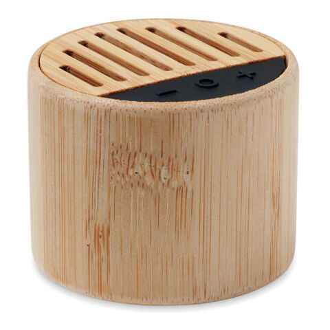 Round bamboo 5.3 wireless speaker