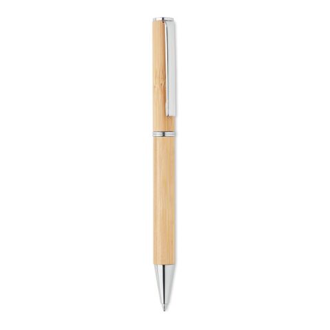 Bamboo twist ball pen with metal fitting