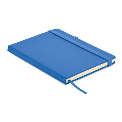 Recycled PU A5 lined notebook royal blue | No Branding | not available | not available | not available