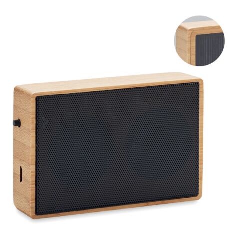 Solar bamboo wireless speaker wood | Without Branding | not available | not available