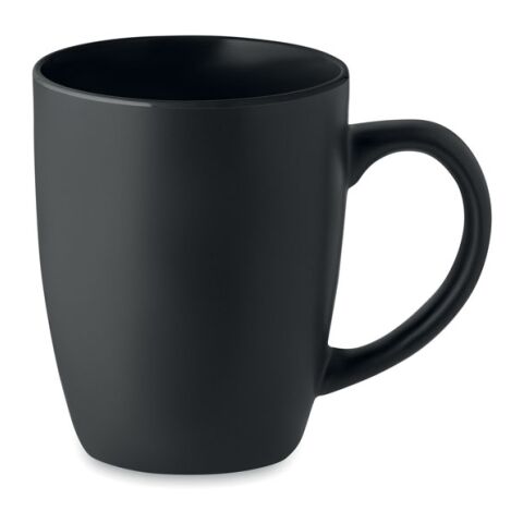 Two tone ceramic mug 290 ml black | Without Branding | not available | not available