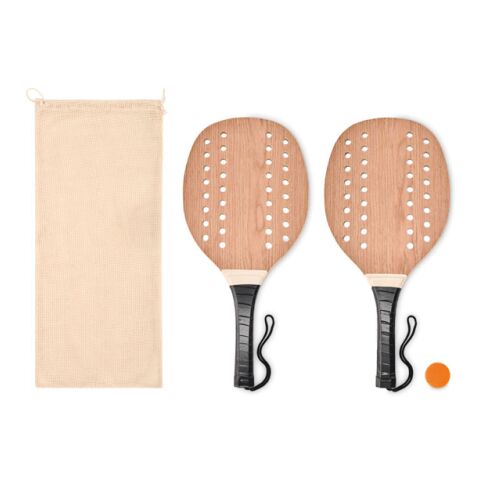 Rosewood beach tennis set